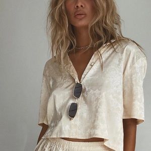 Juliet Silk Button Up